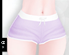 Ⓐ Purple Gym Shorts