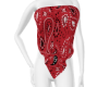 Red Bandana Top