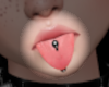 Blck Tongue Piercing