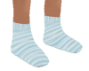 TF* Blue Slipper Socks