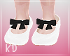 Black FlowerGirl Shoes