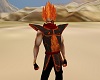 Flame Saiyan Armor