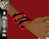 (MI) Red/Black Bracelet