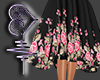 Sweet Rose Dress Black