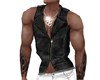 Denim Vest Black