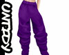 Purple Baggy Pants