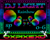 rainbow Spheres dj light