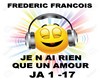 JE NAI RIEN QUE UN AMOUR