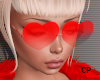 .CP. Red Heart Glasses