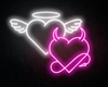 Neon Sign Angel & Devil