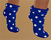 Stars Socks Short Blue F