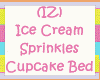 IZ Sprinkles Cupcake Bed