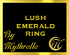 LUSH EMERALDDIAMOND RING