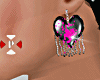 [NO] Heart Pink Earring