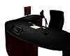 Black and Red Desk