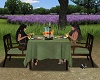 Animated dinner table