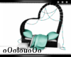 .L. Teal Heart Chair