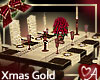 Gold Xmas Dining Table