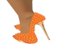 Jewelled Pumps Orange