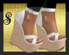 White Relax Wedges
