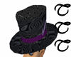 TTT Black Satin Hat