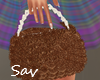 Fur Bag-Chocolate