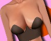 brown corset top