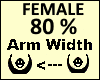 Arm Scaler 80%