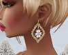 Gold SnowFlake Earrings