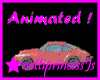 animated mini red car