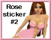 Rose avatar sticker2