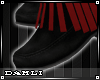 ~Red&Black Simple Boots~