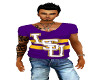 Men's LSU Purple T-shirt
