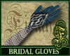 Bridal Gloves Blue