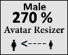 Avatar scaler 270% Male