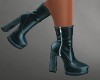 P* leather ankle boots