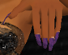 long purple nails