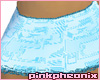 Blue Tech Miniskirt