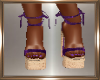 Purple Low Heels Shoes