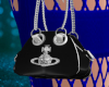 Black purse streetstyle