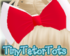 Kids Red N White Bow