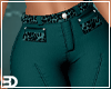 Teal Fall Pants