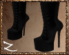 B/ Leather Heels -Z