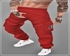 Red Cargo Pants.
