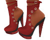 Angel Red Bootie