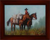 Floating Cowboy Painting