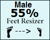 Feet Scaler 55% Male
