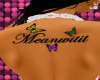 Meanwitit Back Tattoo