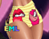 EML Bimbo Lips shorts