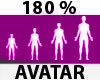 Avatar Resizer 180 %
